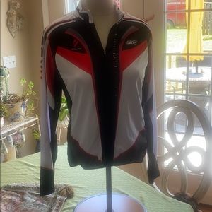 Arsuxeo size Small cycling zip front long sleeve jacket